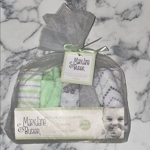 Mint Green Baby Washcloth Set